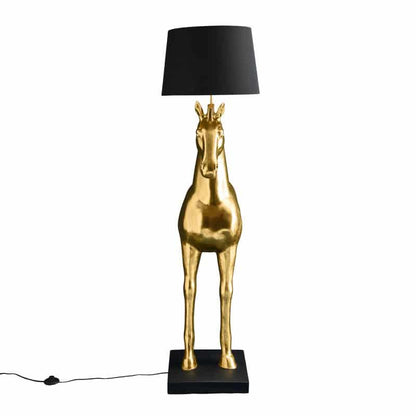 Lampadaire Cheval Amadeus, or