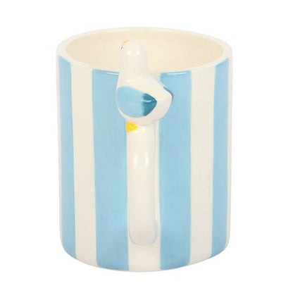 Striped Seagull Mug