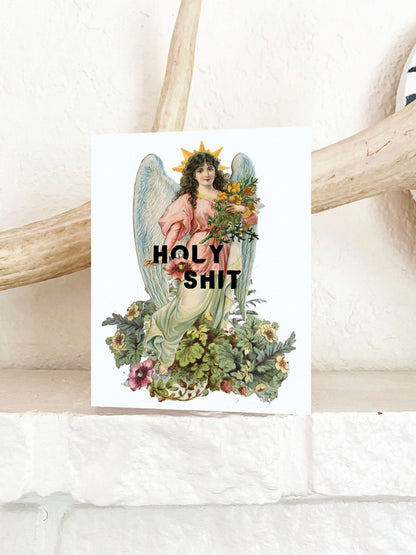 Holy Shit Greeting Card