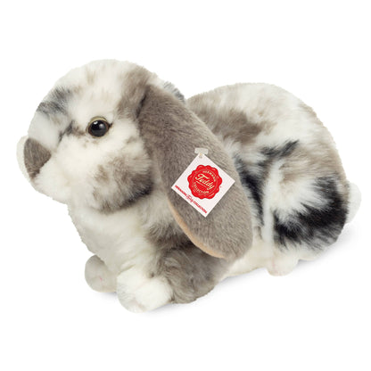 Peluche Lapin bélier gris-blanc