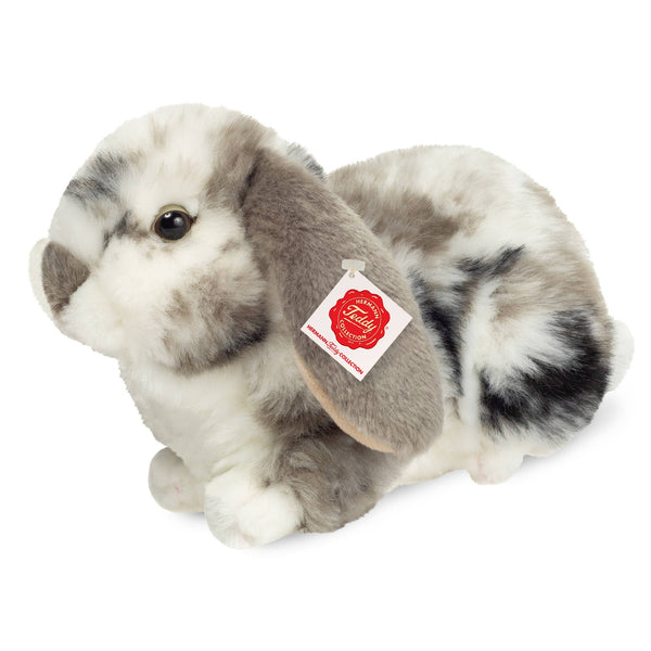 Peluche Lapin Bélier Gris-Blanc – 23 cm - Teddy Hermann