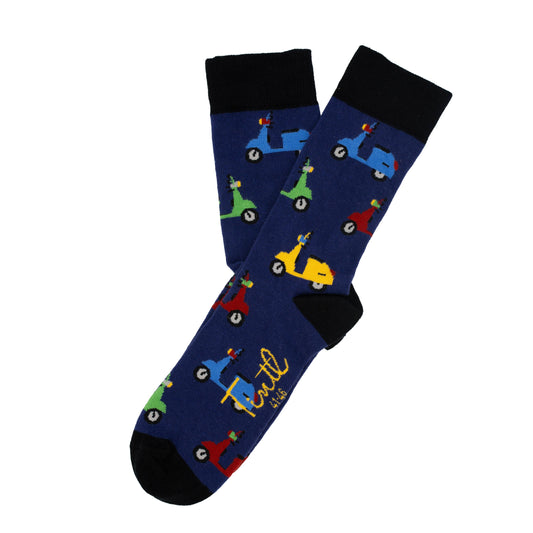 Retro Scooter Socks