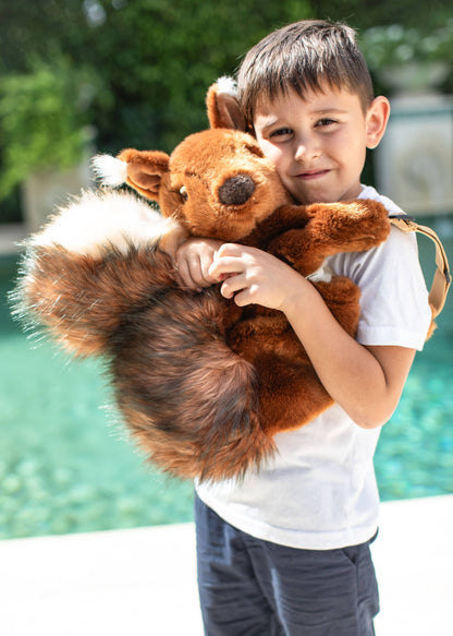 Children's Backpack Plush Squirrel