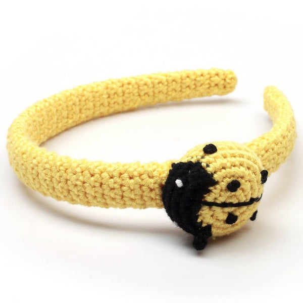 Ladybug Headband - Yellow