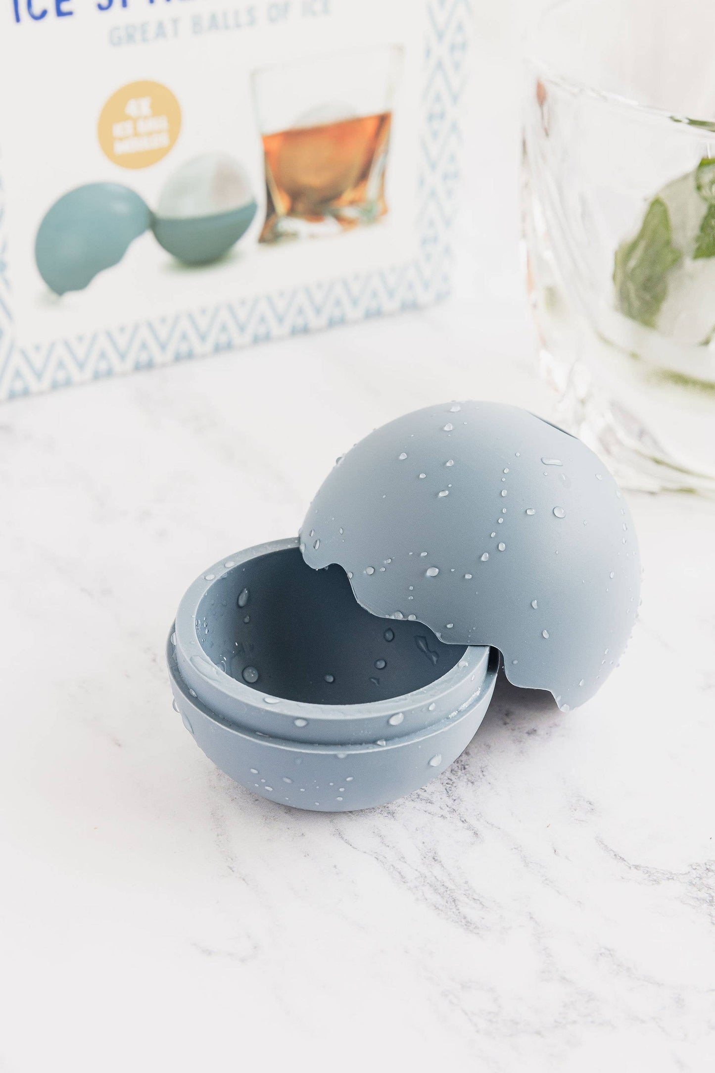 Sphere Ice Molds - 4-Pack Gray