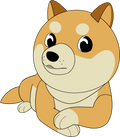 Peluche Doge – 22,9 cm