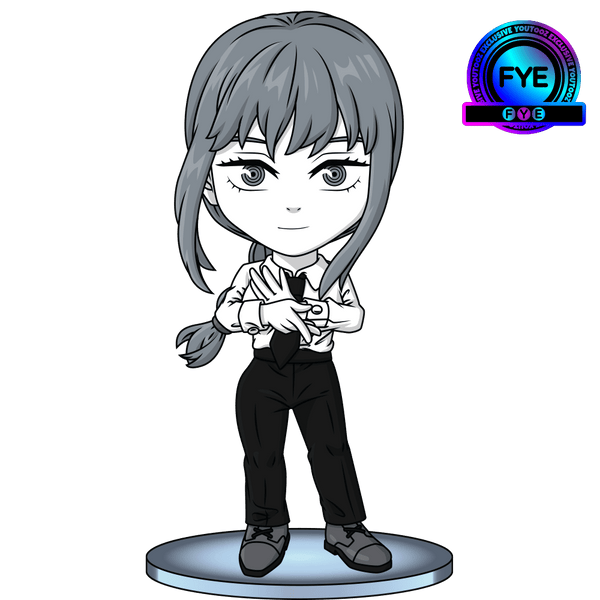 Makima in black and white