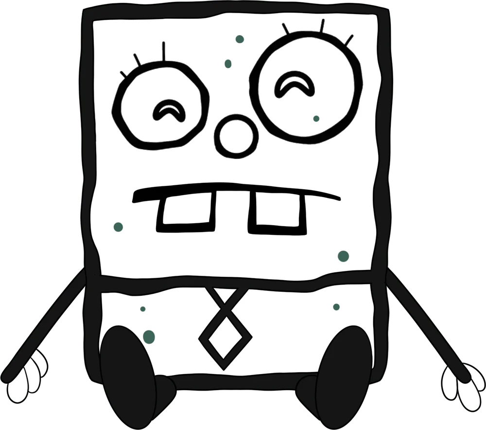 DoodleBob Shoulder Rider Plush