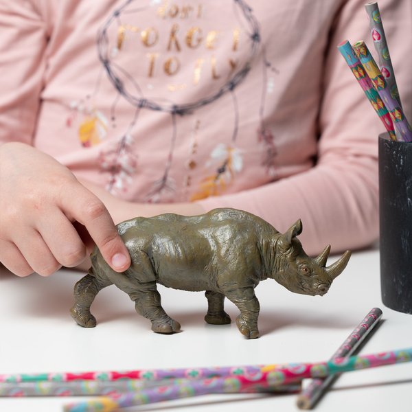 Figurine Rhinocéros noir Papo - animal sauvage