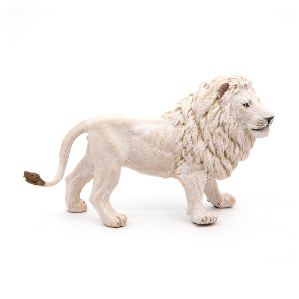 Figurine Lion blanc Papo - animal sauvage