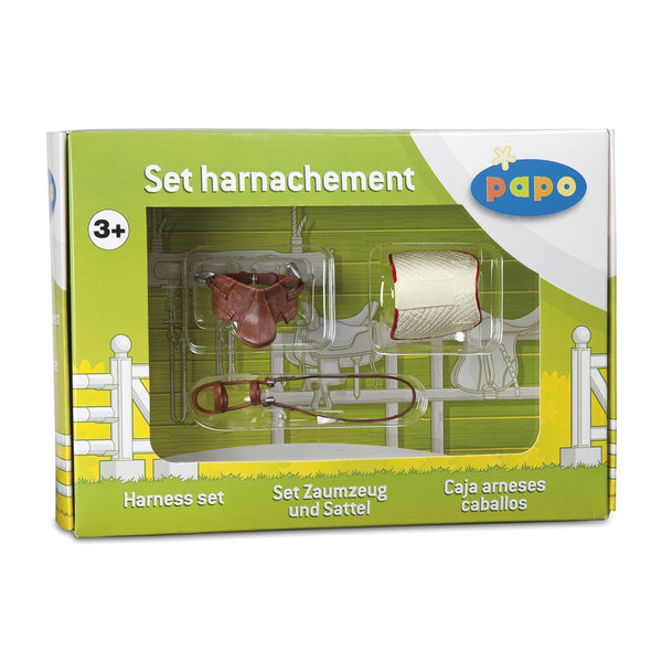 Coffret harnachement Papo - cheval