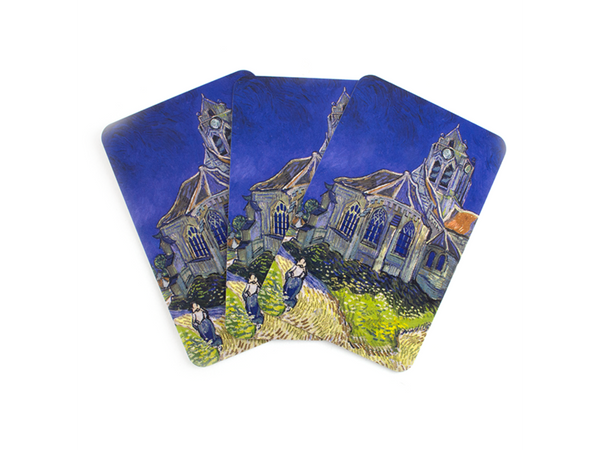 Playing cards, Van Gogh, Church at Auvers