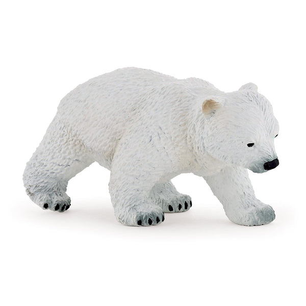 Figurine Bébé ours polaire marchant Papo - animal sauvage