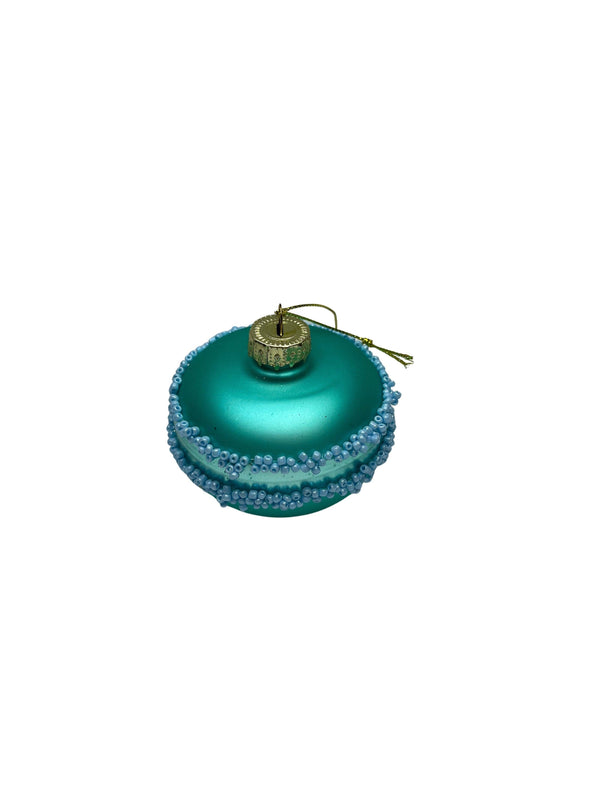 Blue Macaron Christmas Ball