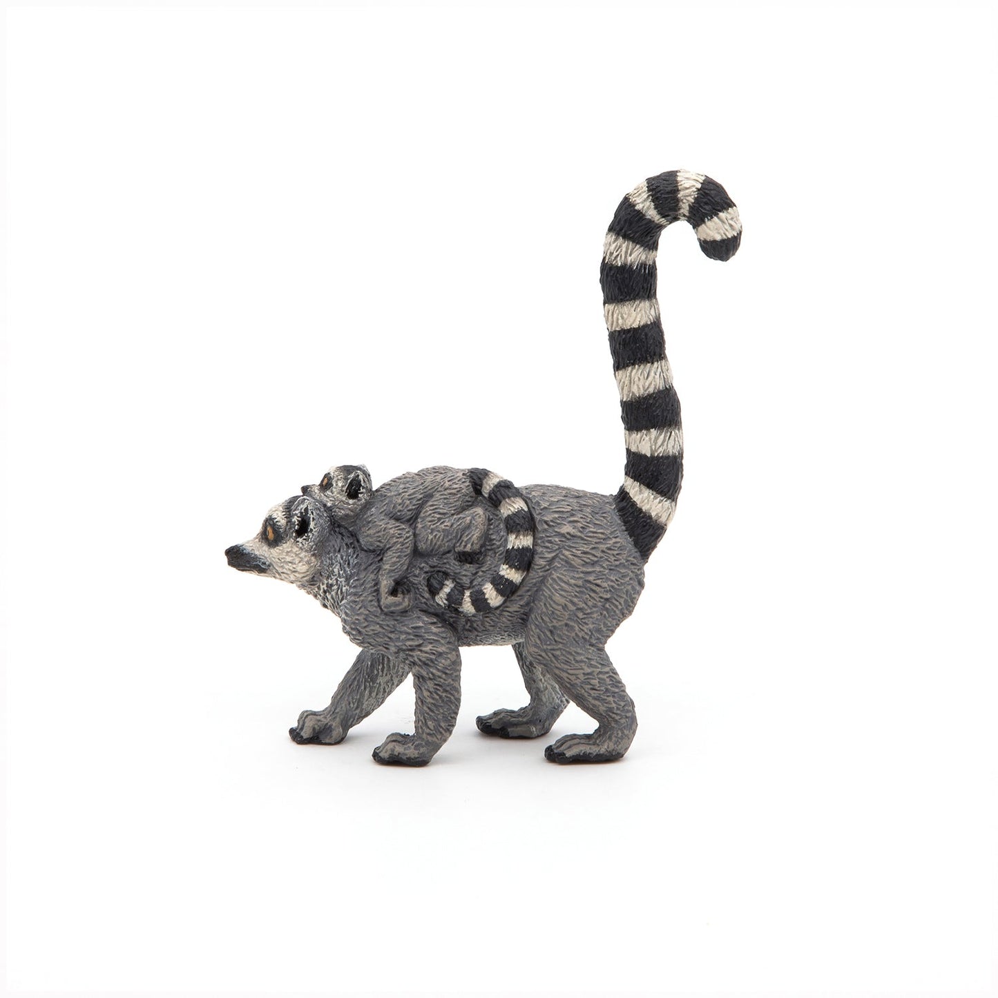 Figurine Lémurien et son bébé Papo - animal sauvage