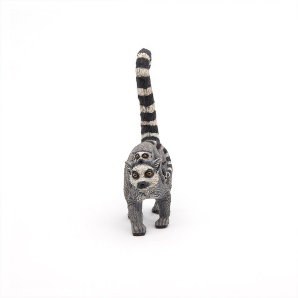 Figurine Lémurien et son bébé Papo - animal sauvage