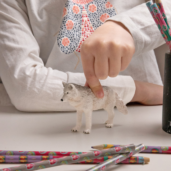 Figurine Loup polaire Papo - animal sauvage