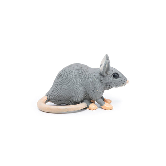 Grey Mouse Figurine