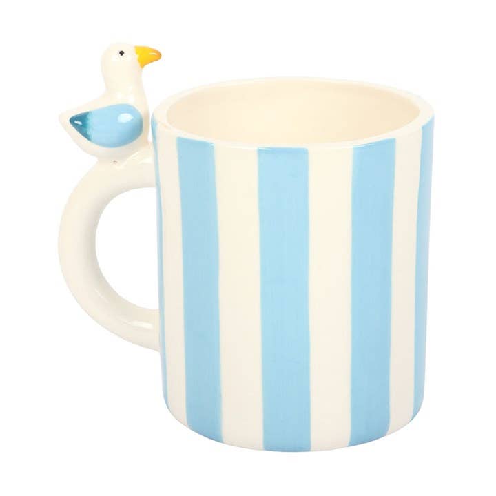 Striped Seagull Mug