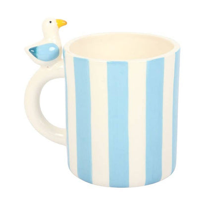 Striped Seagull Mug