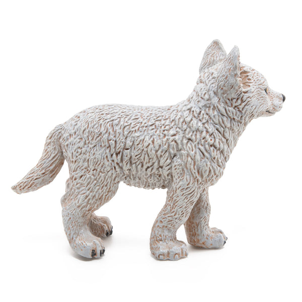 Figurine Jeune loup polaire Papo - animal sauvage
