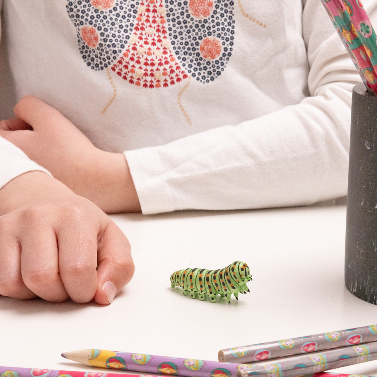 Caterpillar Figurine
