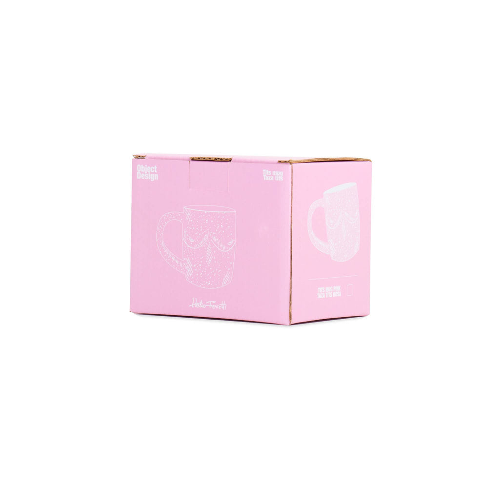 Tazza con seno rosa