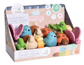 Set aus 6 Garden Friends – Rassel, Beißspielzeug & Badespielzeug