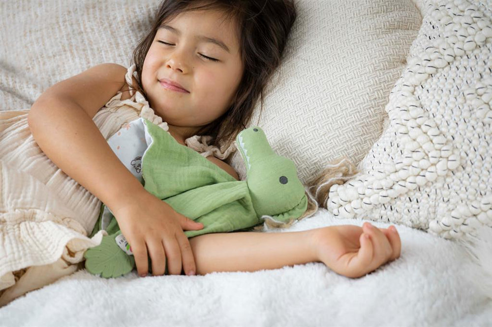 Crocodile Comforter with Teething Ring