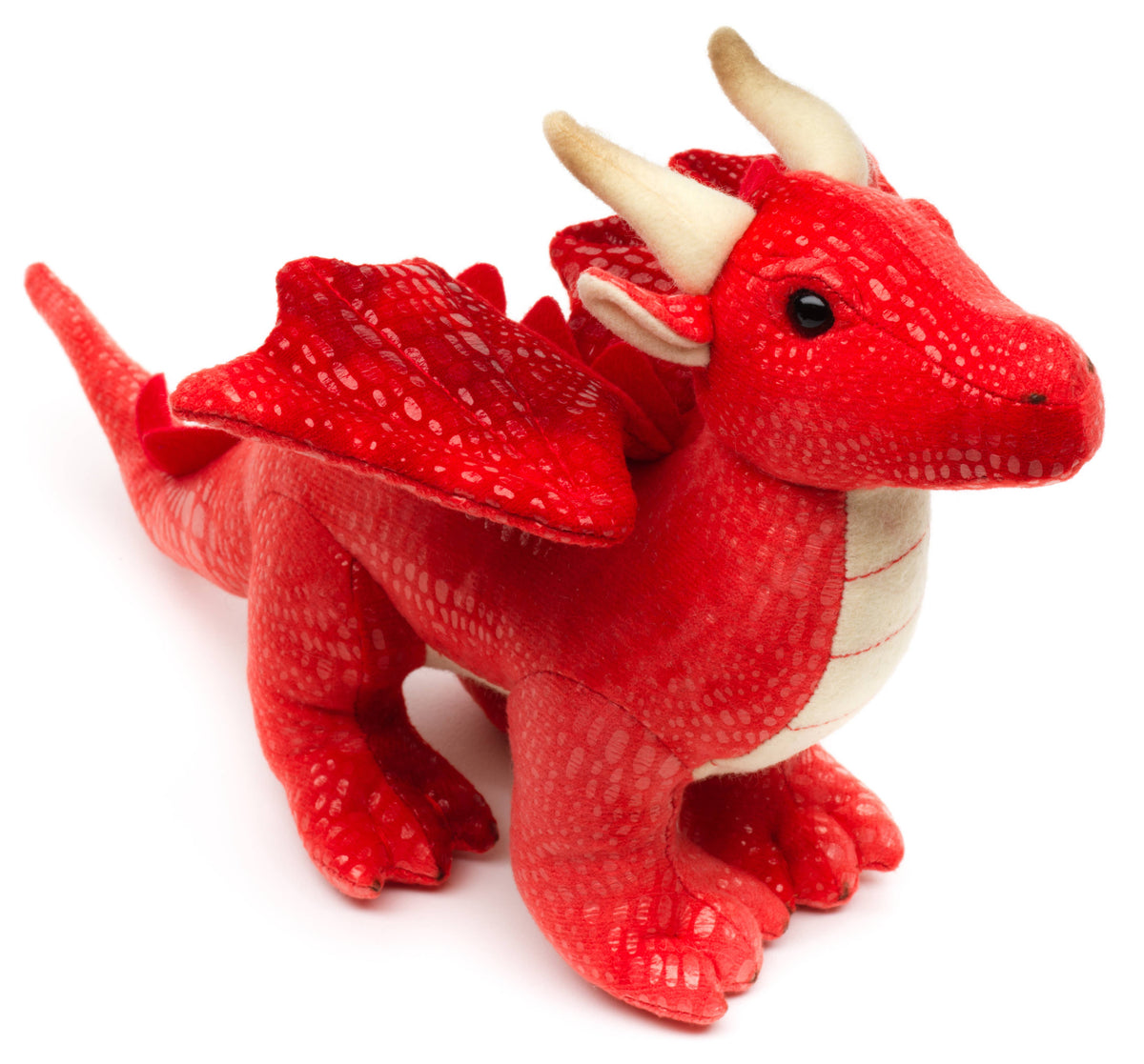 Peluche dragon rouge