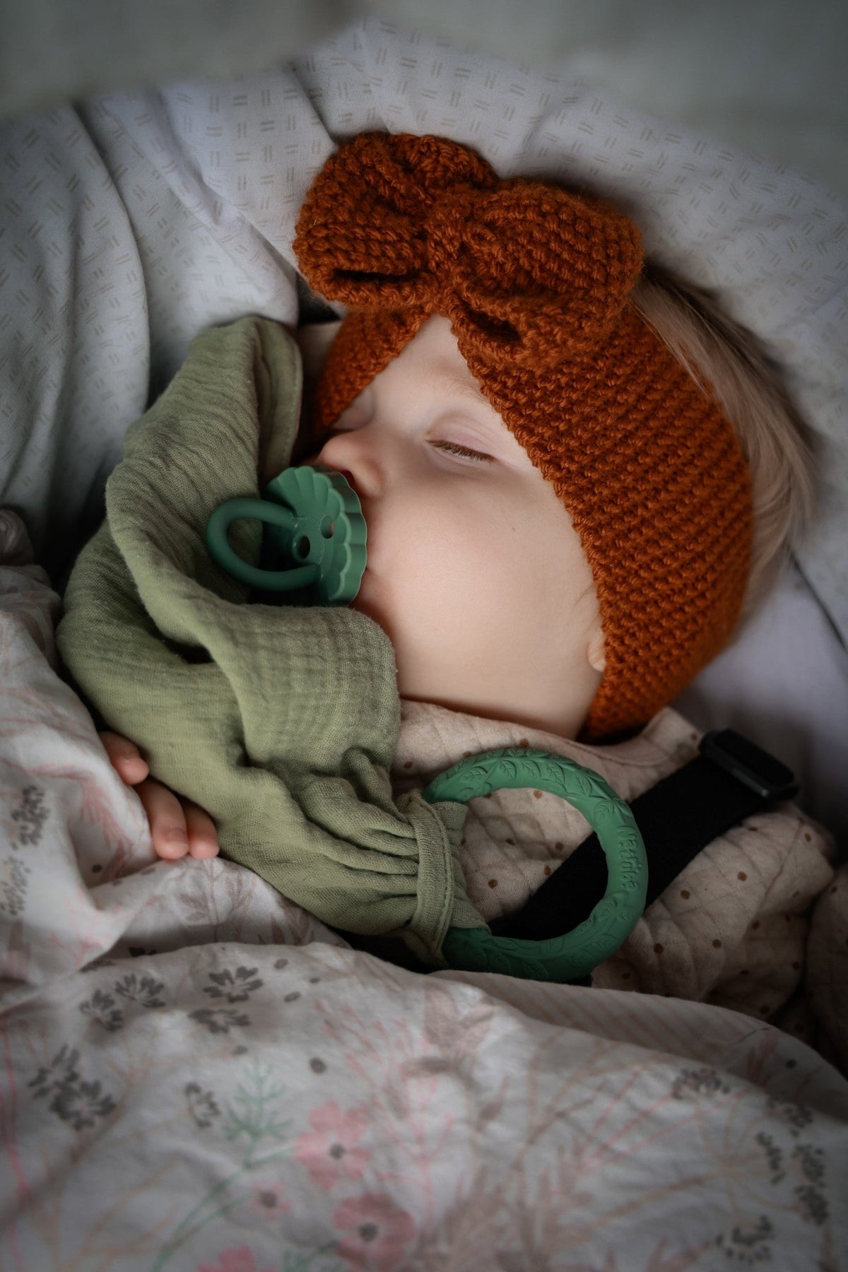 Doudou con anello massaggiagengive – Verde