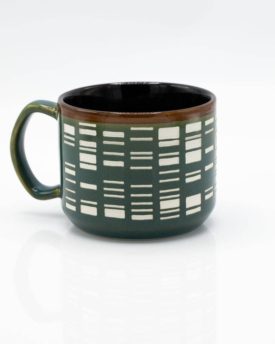 Mug Sculpté à la Main de pour Électrophorèse sur Gel (430 ml) – produit scientifique Cognitive Surplus EU, vue 2