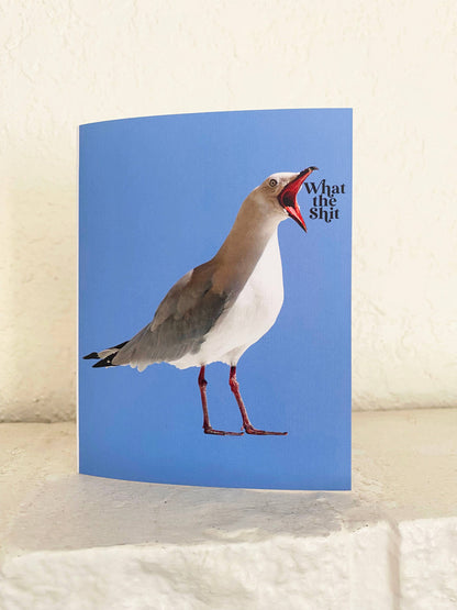 What the Shit Greeting Card