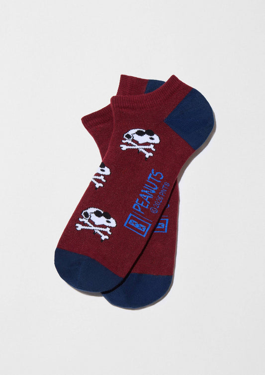 BeSnoopy Skull short socks