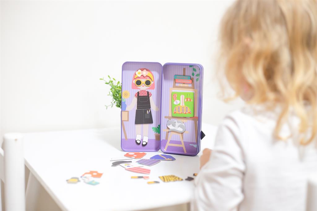 Scatola puzzle magnetica - Artista