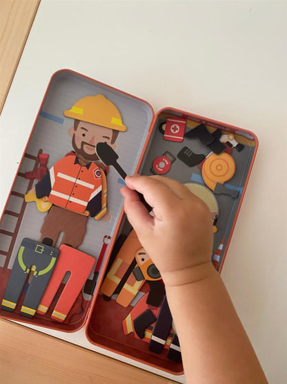 Magnetic Puzzle Box - Firefighter