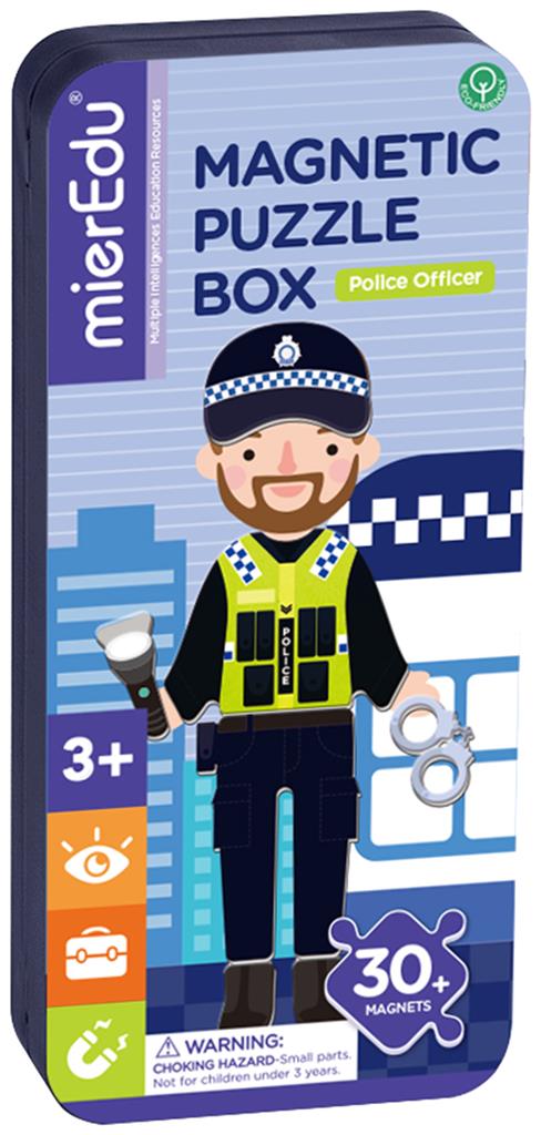 Magnetic Puzzle Box - Police Officer