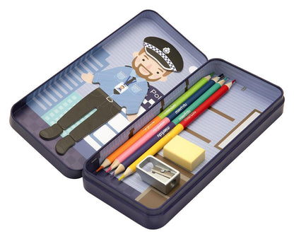 Magnetic Puzzle Box - Police Officer
