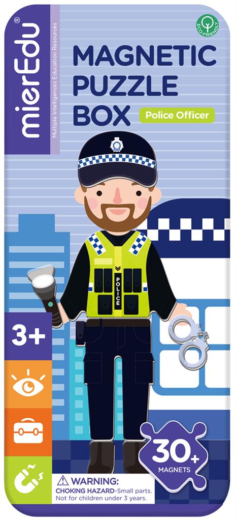 Magnetic Puzzle Box - Police Officer