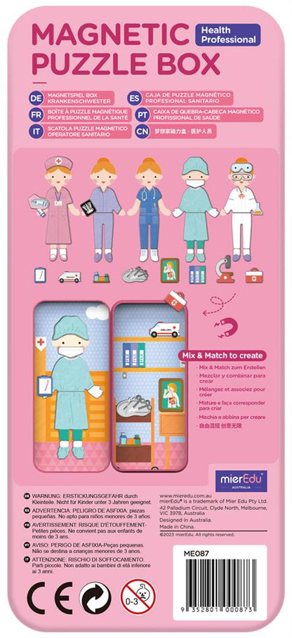 Boîte De Puzzle Magnétique - Médecin