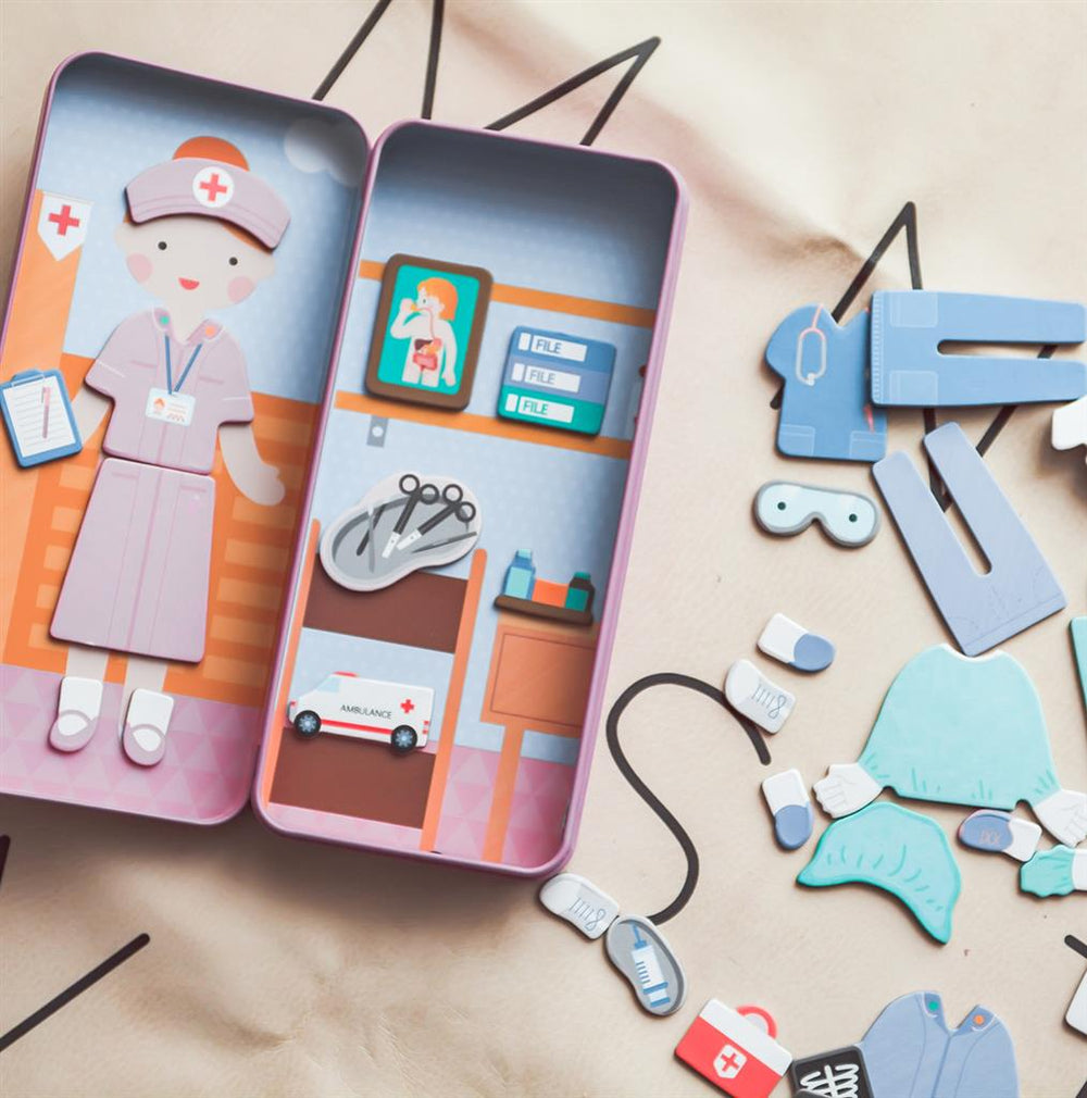 Magnetische Puzzle-Box - Médecin
