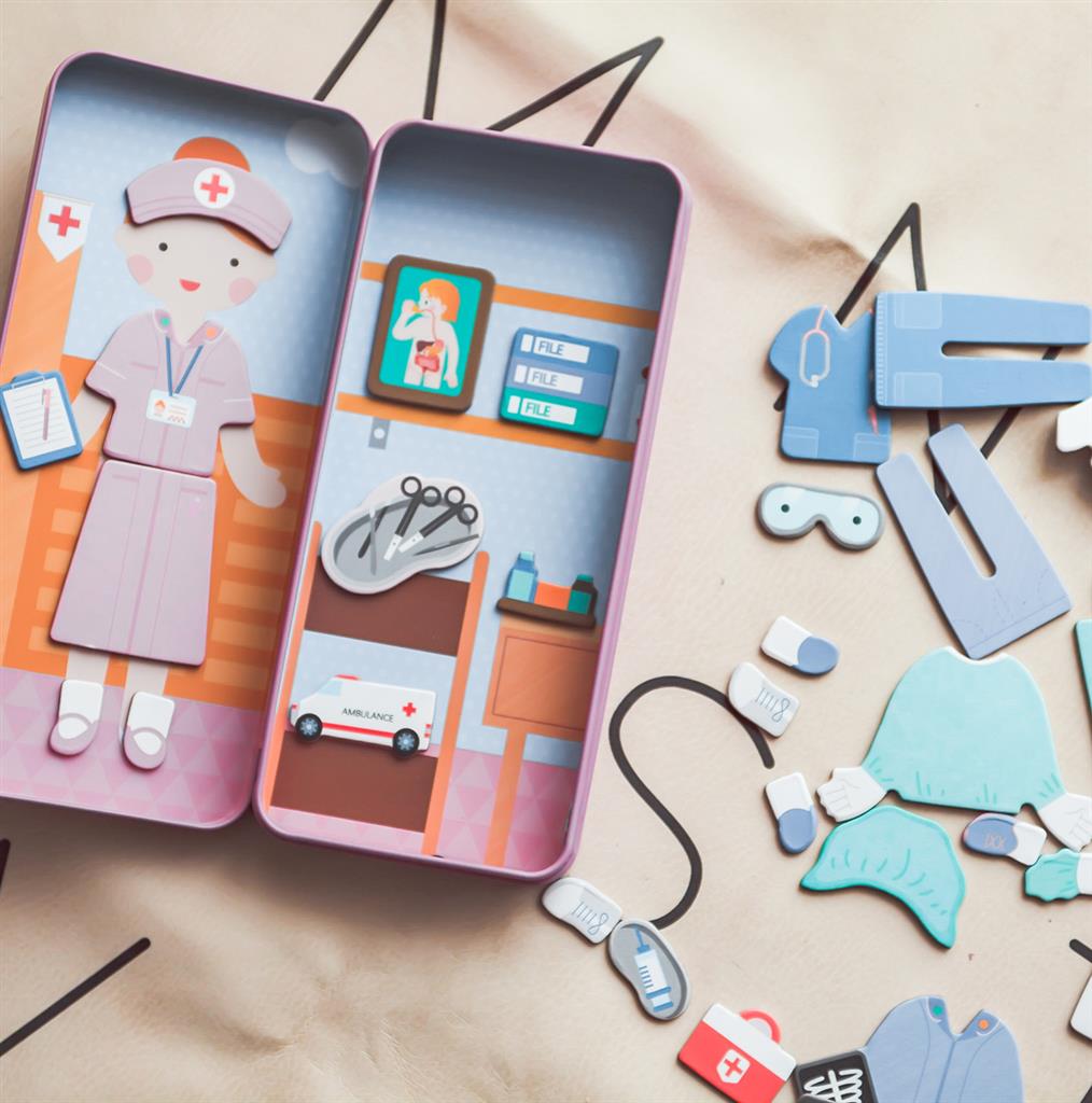 Boîte De Puzzle Magnétique - Médecin