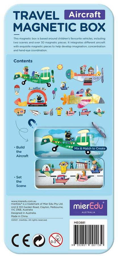 Boîte De Puzzle Magnétique - Avions