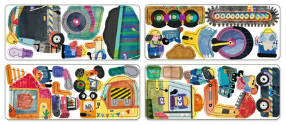 Magnetic Puzzle Box - Trucks