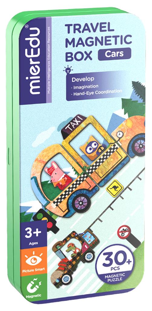 Boîte de Puzzle Magnétique - Véhicules