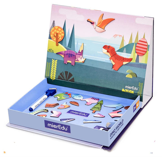 Magnetic Book - The World of Dinosaurs