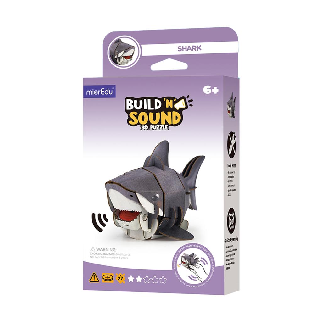 3D Construction Puzzle - Shark