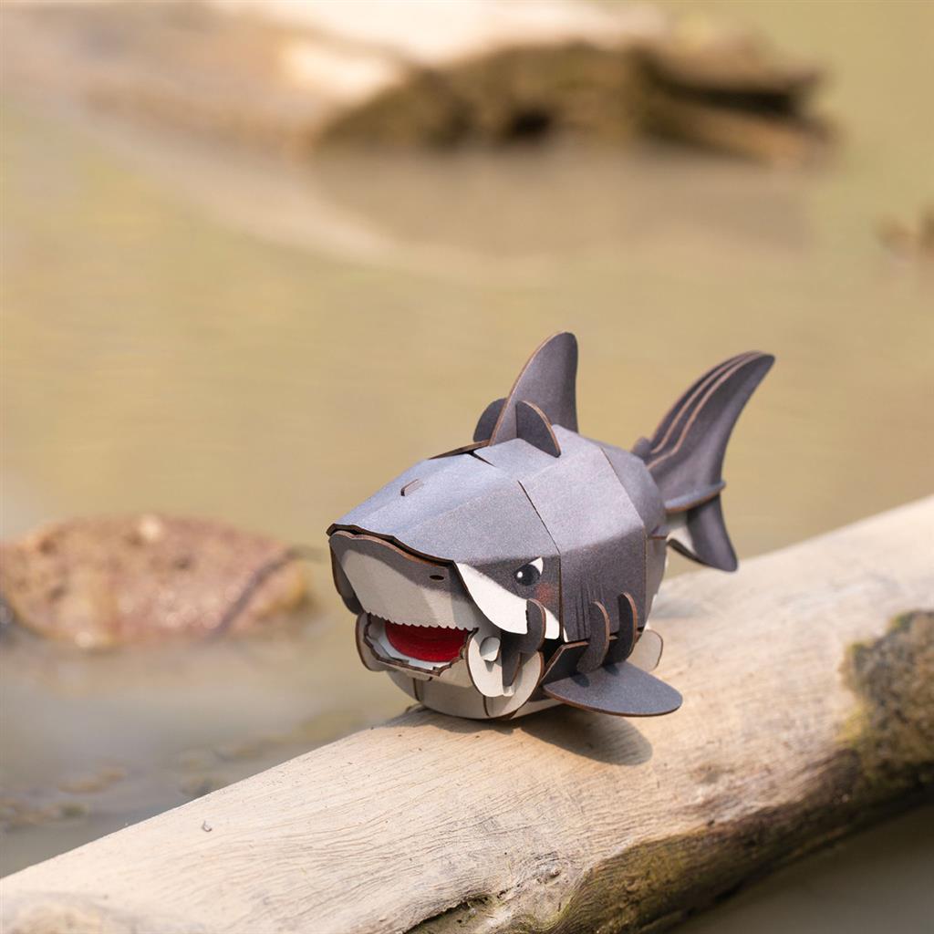 3D Construction Puzzle - Shark