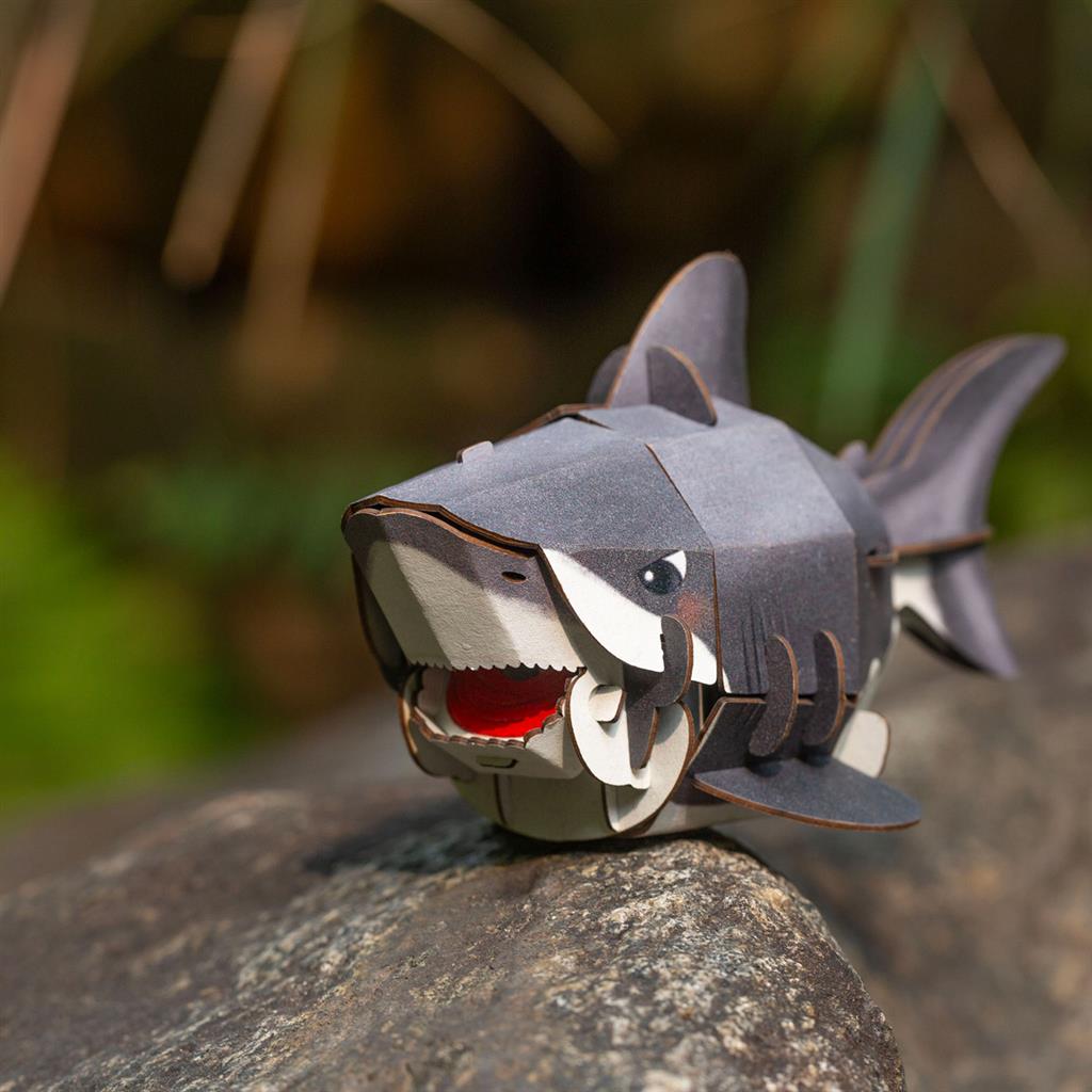 3D Construction Puzzle - Shark