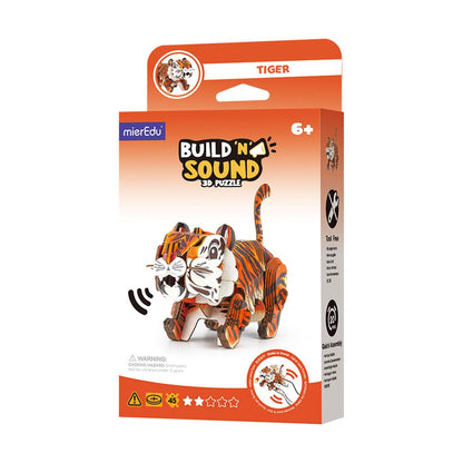 Puzzle 3D Construction - Tigre
